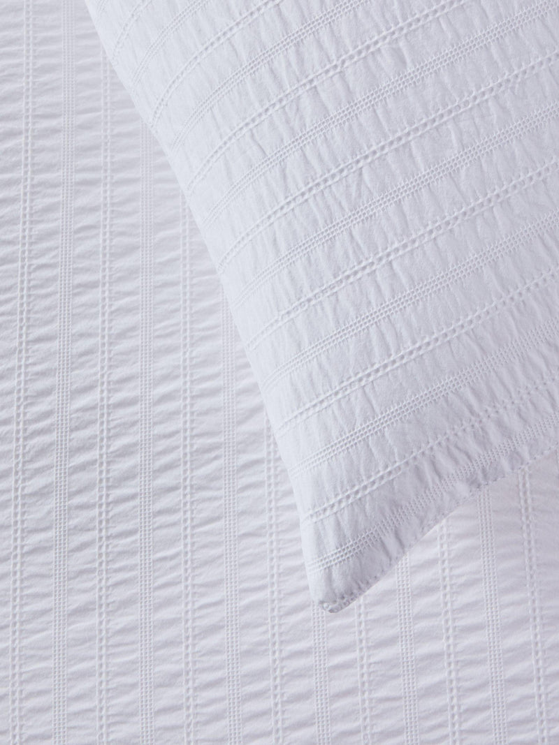 John Lewis mini waffle bedding in textured cotton, UK version