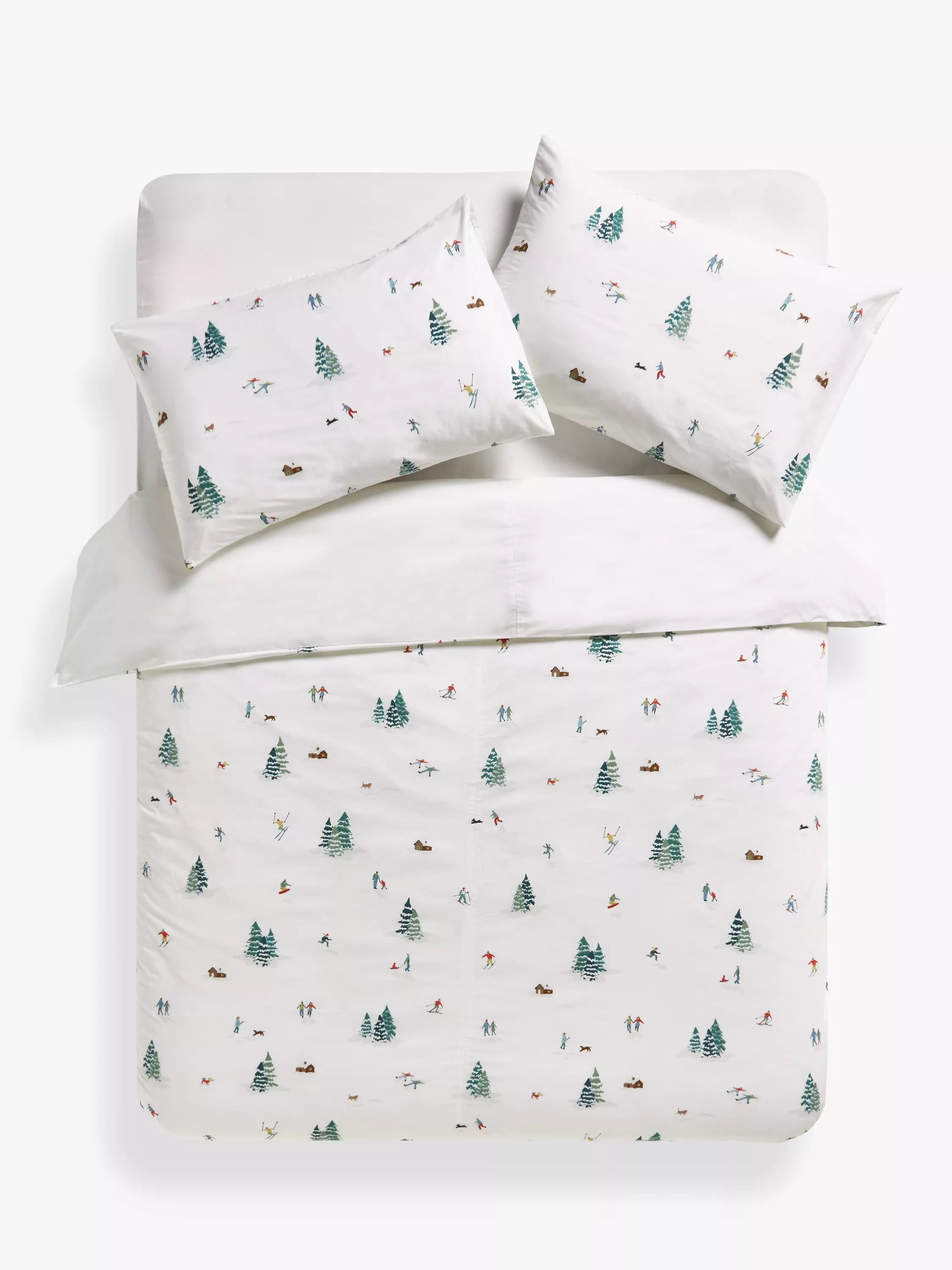 John Lewis Winter Scene duvet cover set double, imported from the UK