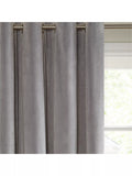 John Lewis Velvet Pair Lined Eyelet Curtains