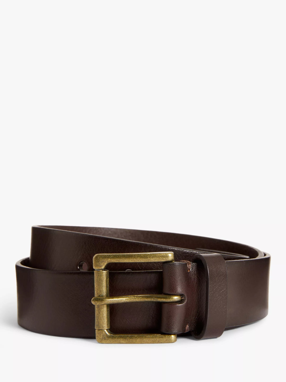 John Lewis leather belt with roller buckle 35mm, UK version