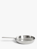 John Lewis 5-Ply Thermacore Stainless Steel Uncoated Frying Pan, UK version