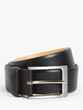 John Lewis black grain leather belt 35mm, UK version