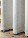 Orla Kiely Linear Stem eyelet curtain pair (British brand)