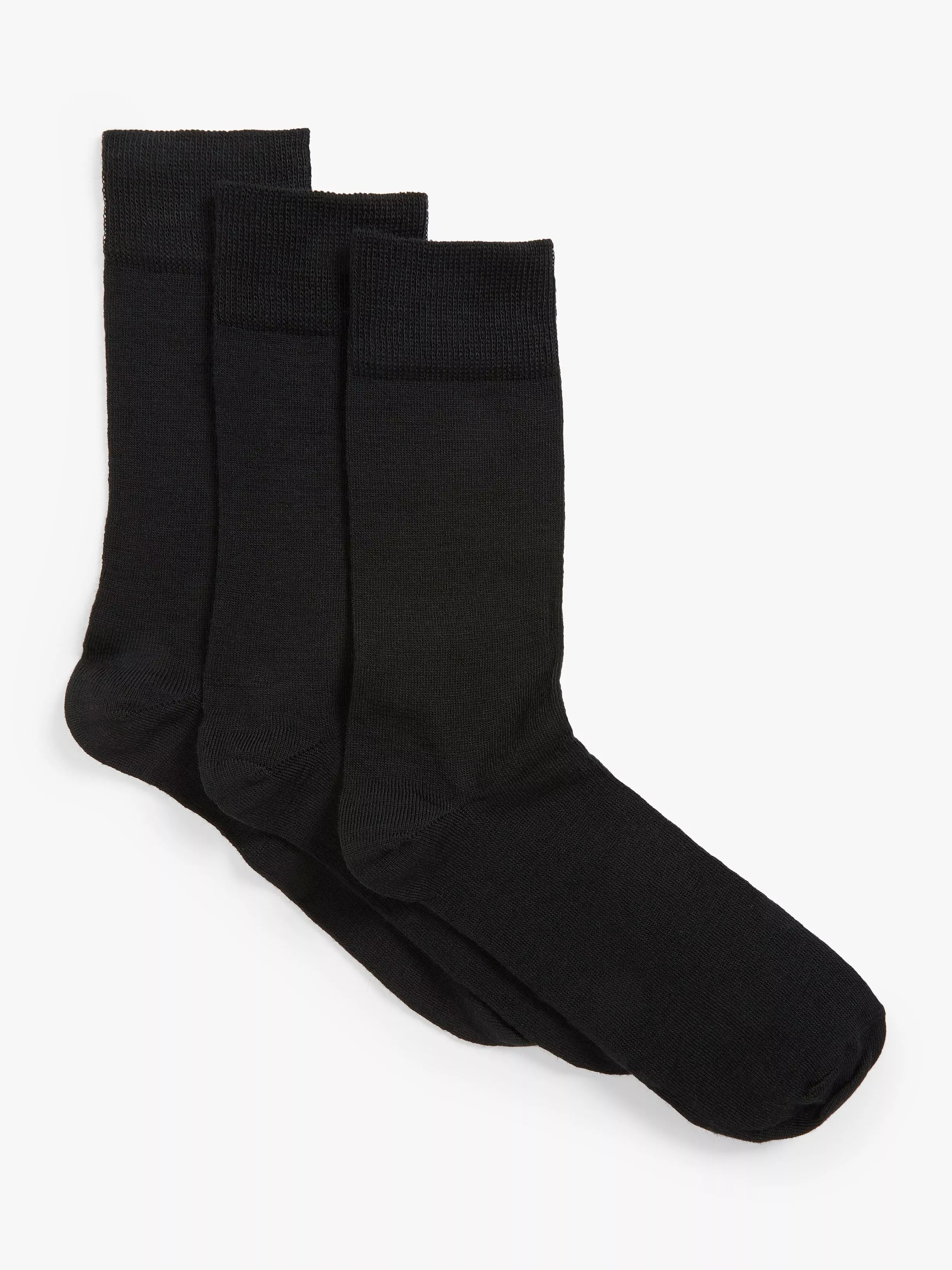 John Lewis Wool Mix Men's Socks Pack of 3