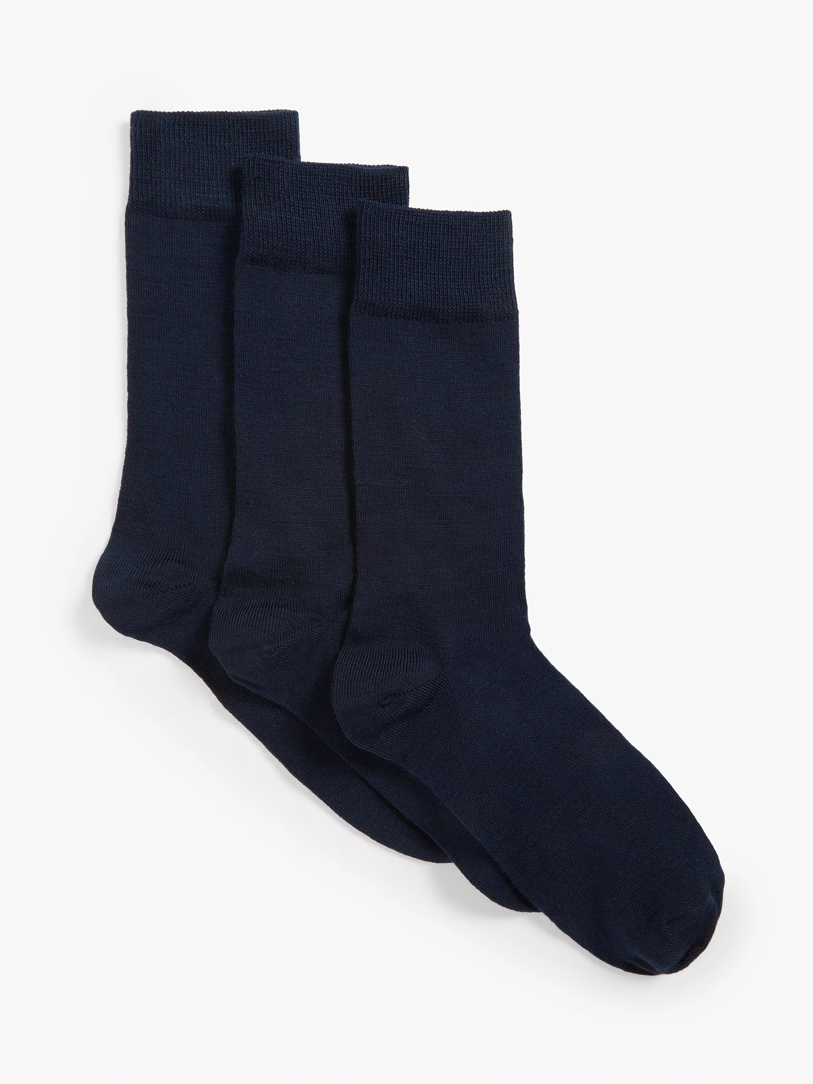 John Lewis Wool Mix Men's Socks Pack of 3