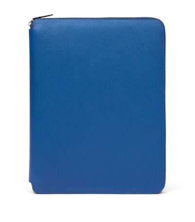 مجموعة مجلد ودفتر ملاحظات Smythson Calfskin Panama A4