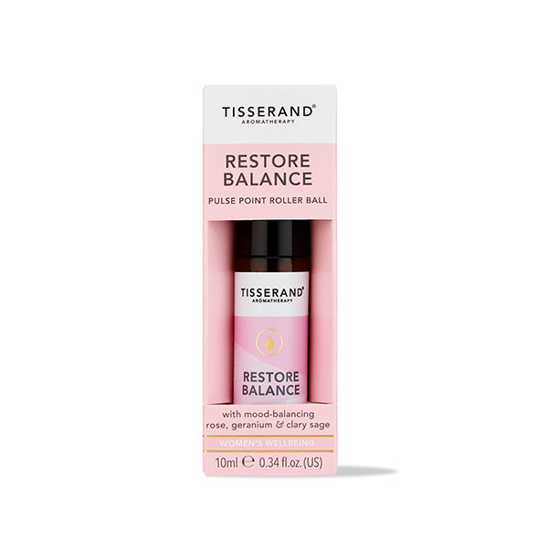 Tisserand Restore Balance roller ball 10ml, imported from the UK