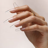 Bluesky soft gel nail extension tips coffin 100 pieces - British product