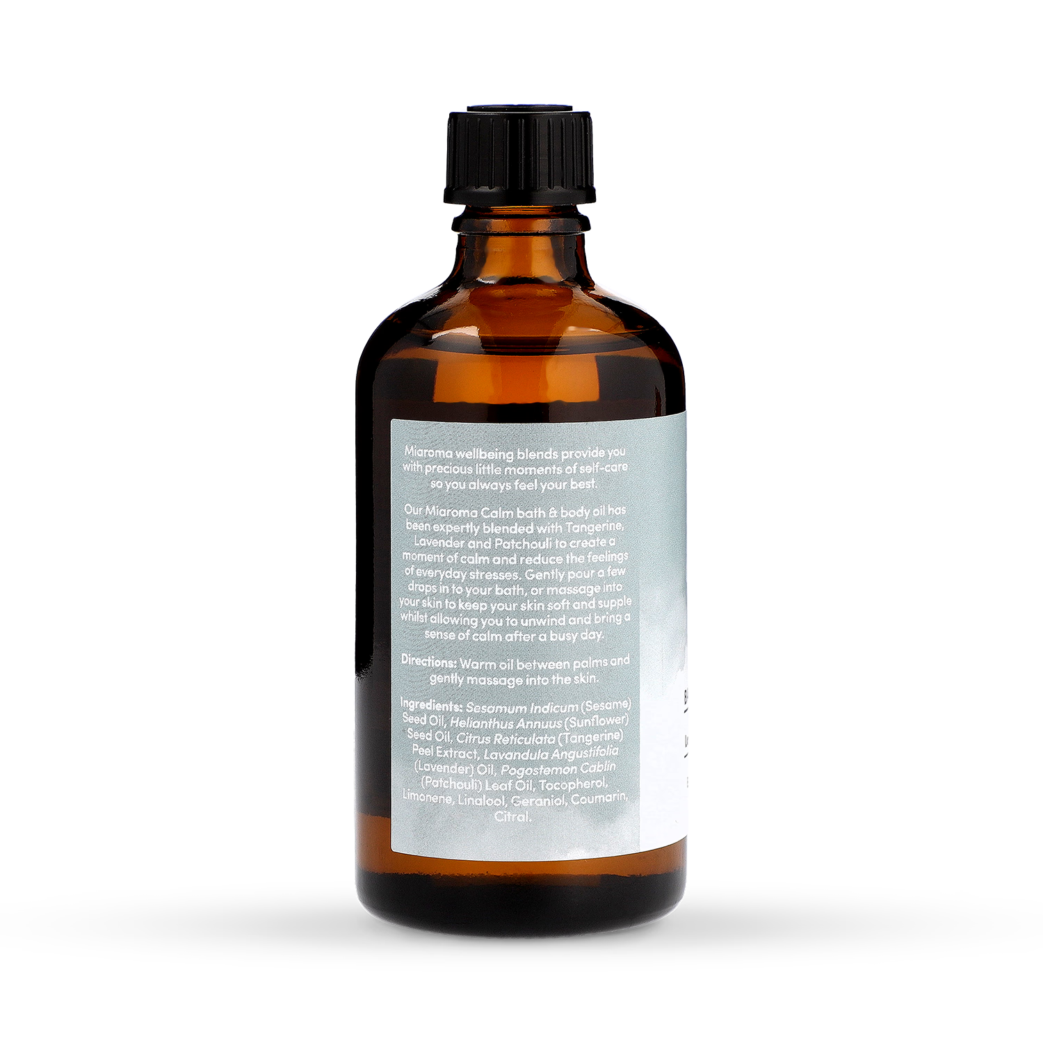 Miaroma bath and body oil lavender tangerine 100ml, imported from the UK