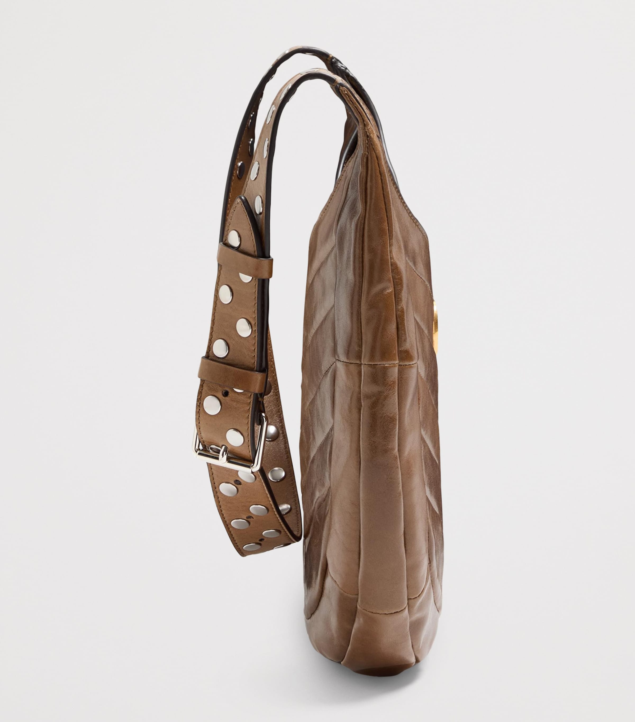 Valentino Garavani small leather Hoboho shoulder bag, imported from the UK