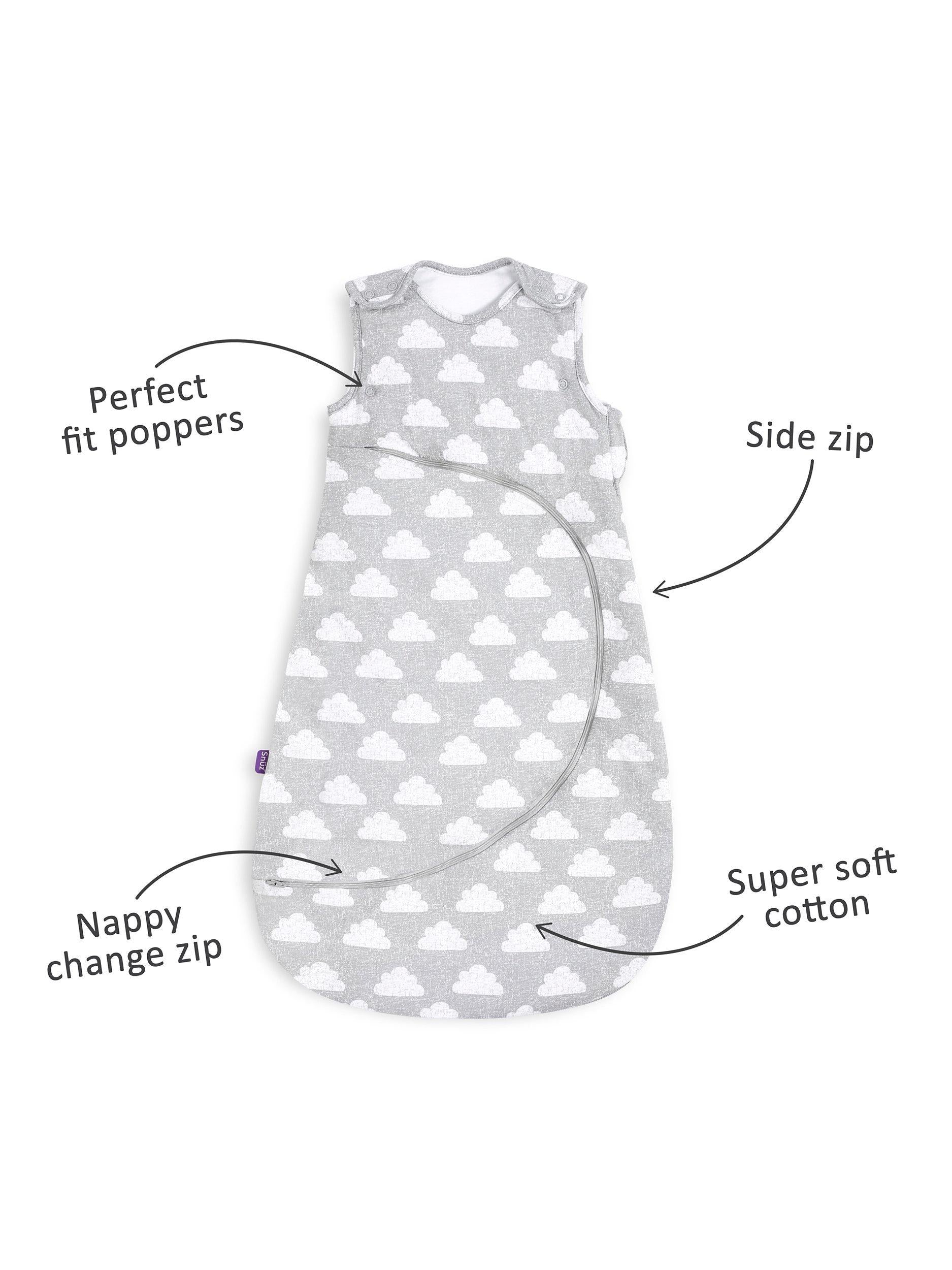 Sac de couchage bébé Snüz Nuages 1 Tog (marque britannique)