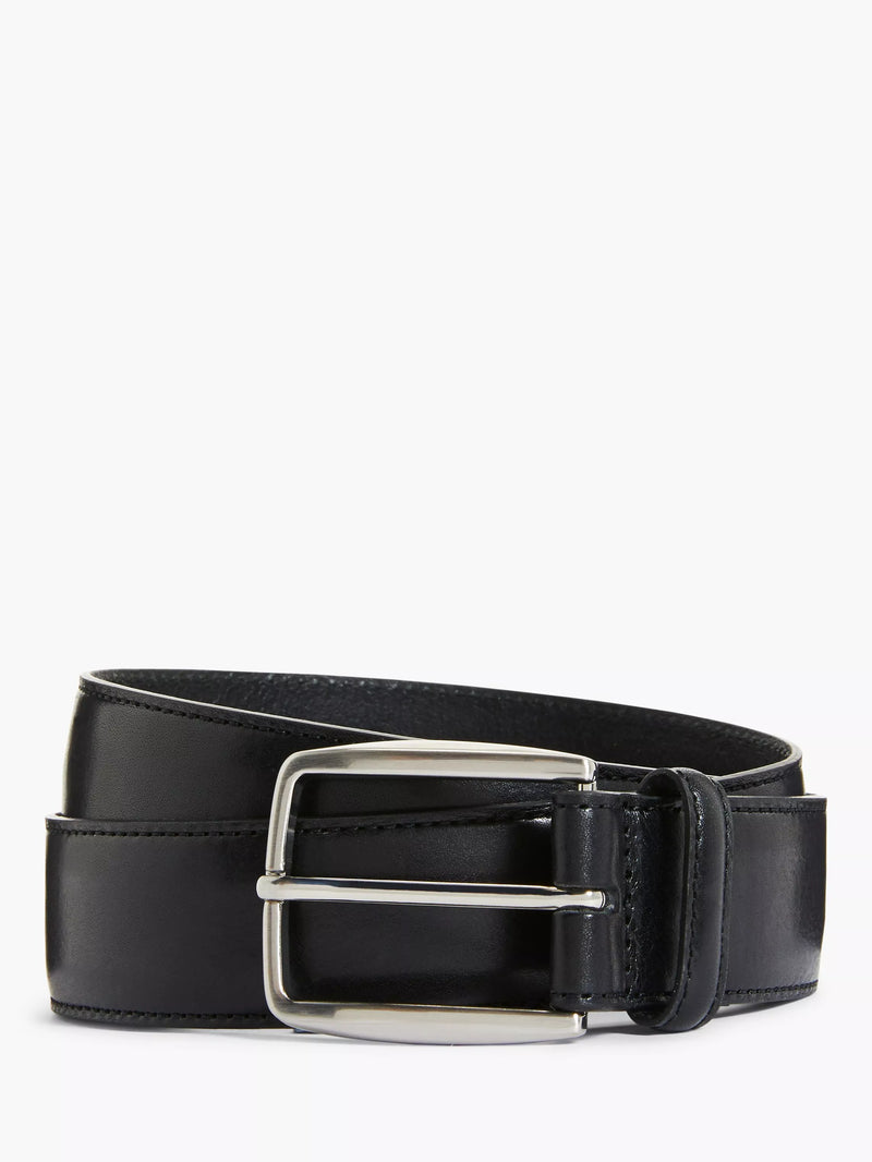 John Lewis stitched leather belt 35mm, imported from the UK
