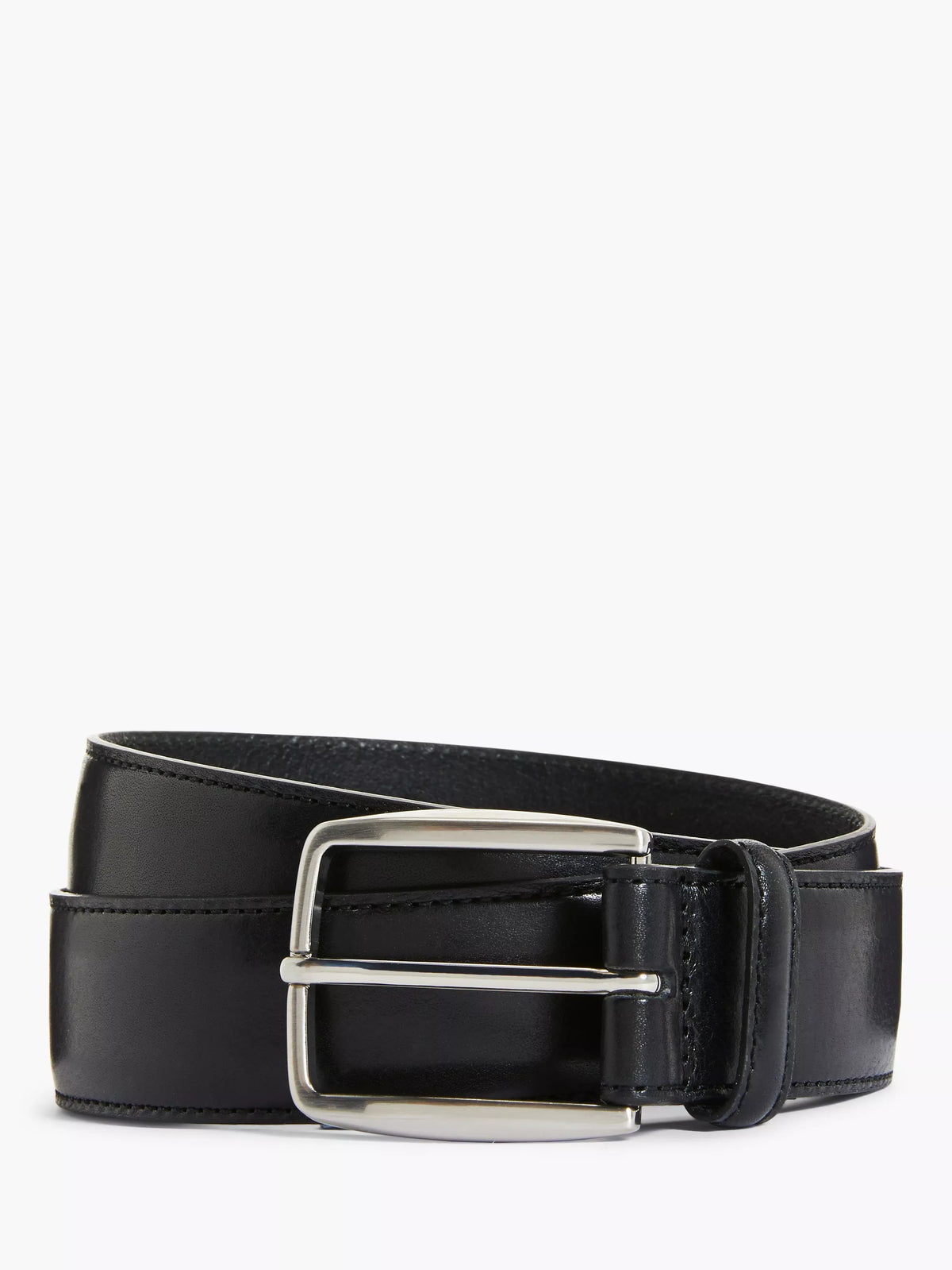 John Lewis stitched leather belt 35mm, imported from the UK