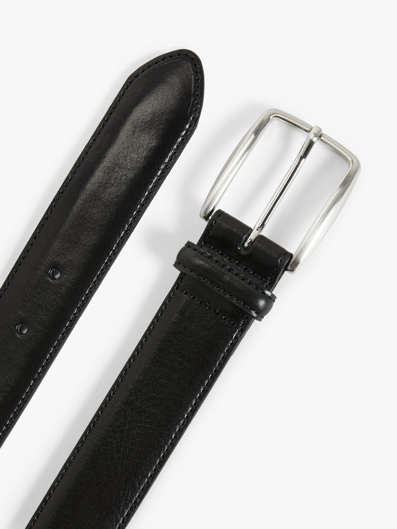 John Lewis stitched leather belt 35mm, imported from the UK
