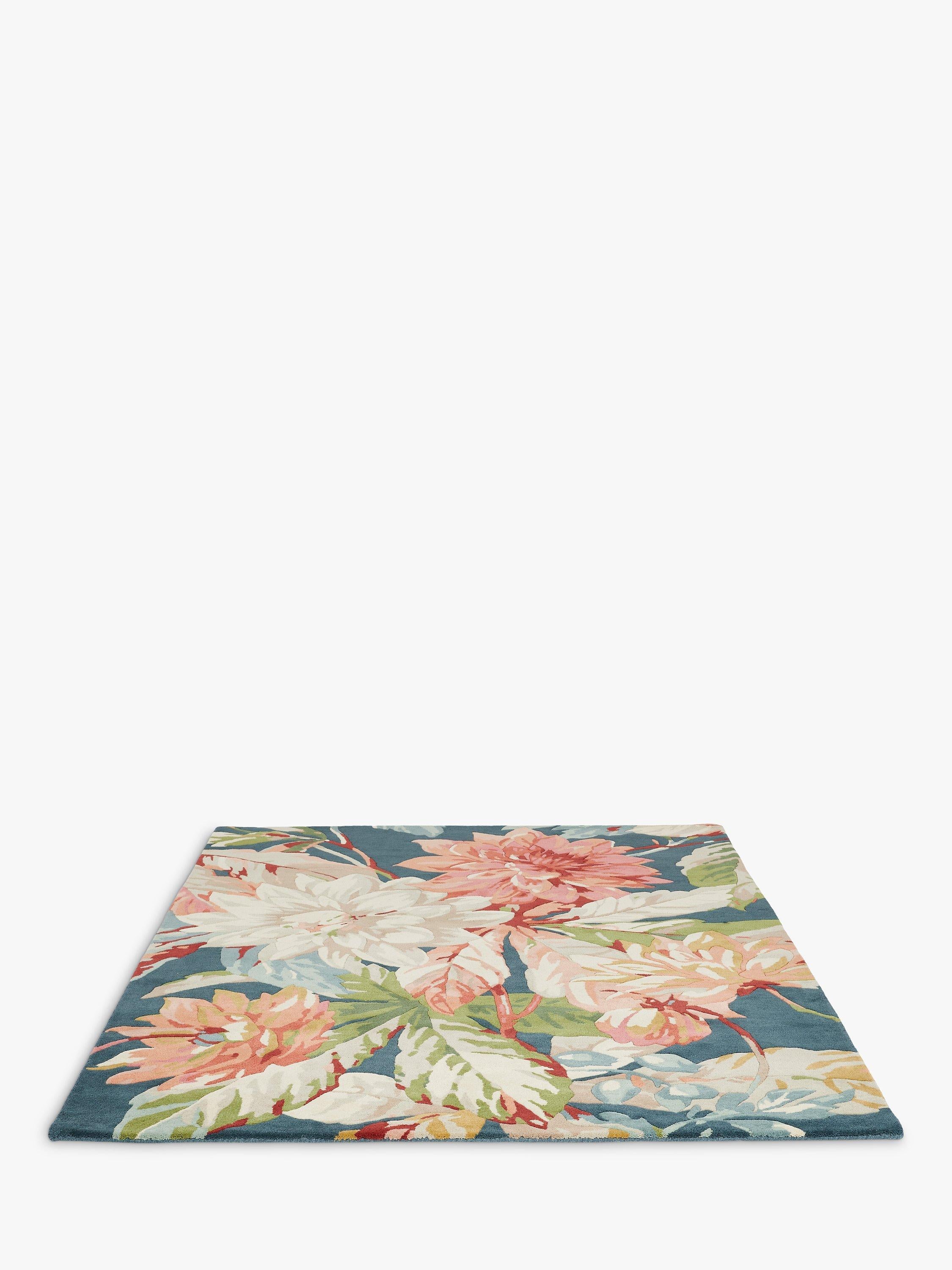 Sanderson Dhalia Rosehip floral rug 200x140cm - British product