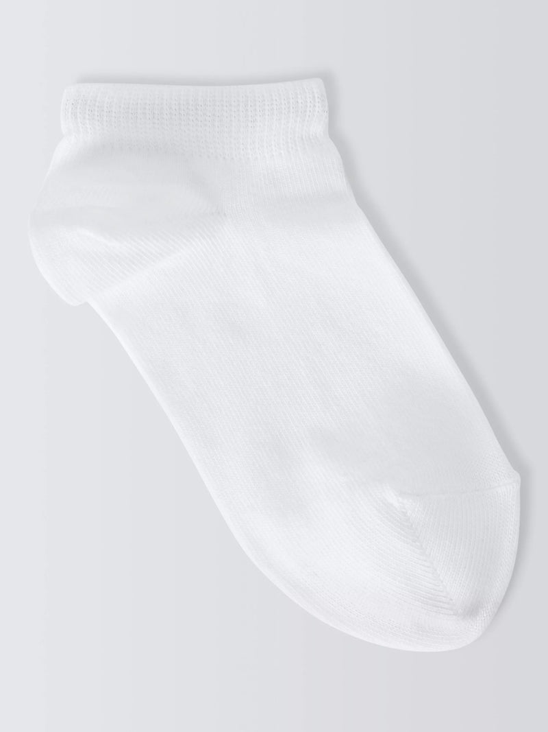 John Lewis Children's Trainer Liner Socks Pack of 7