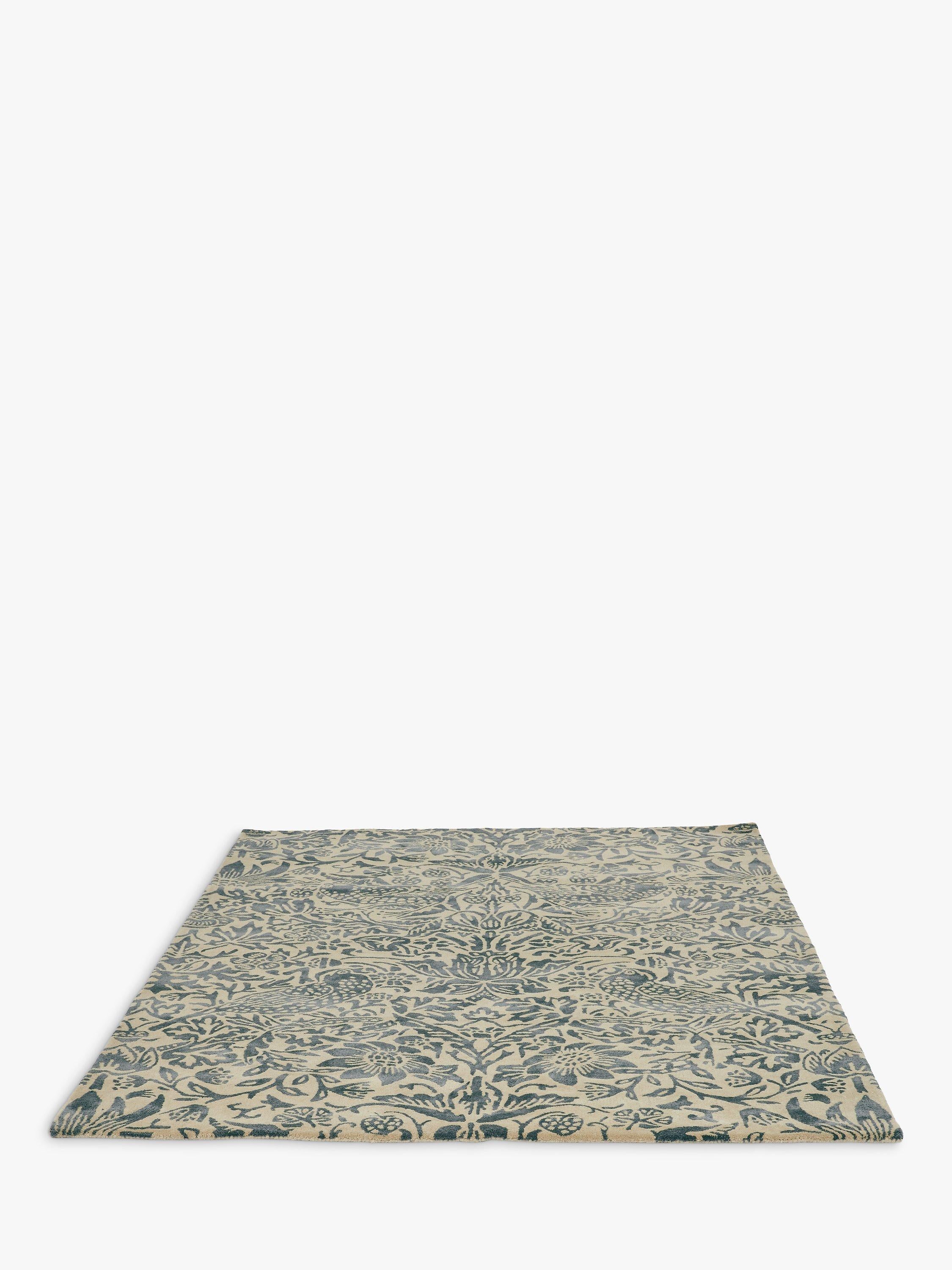 Morris & Co Strawberry Thief wool rug 200x140cm, imported from the UK
