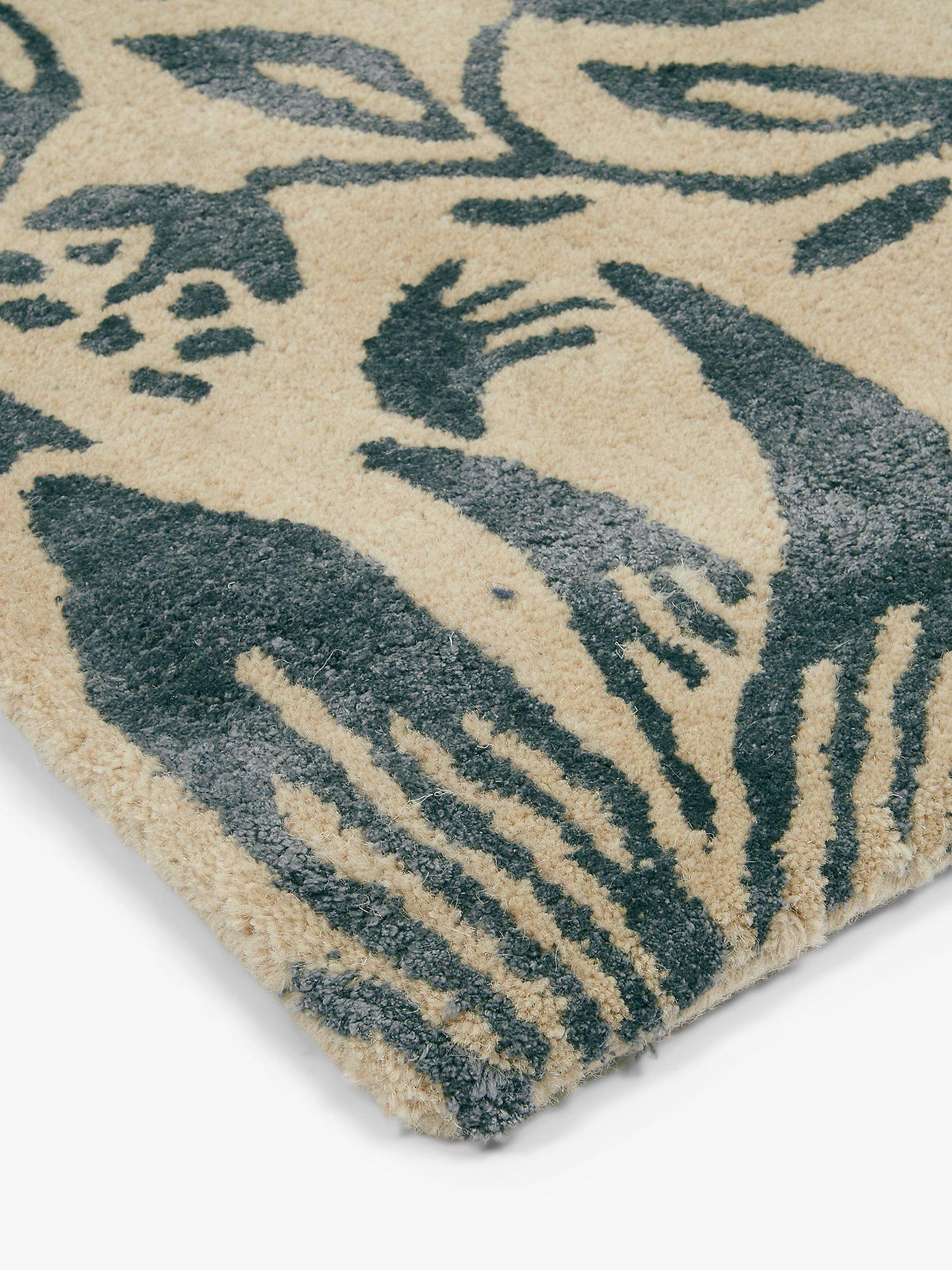 Morris & Co Strawberry Thief wool rug 200x140cm, imported from the UK