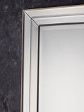 Gallery Direct Roswell bevelled glass wall mirror 100x80cm, UK version