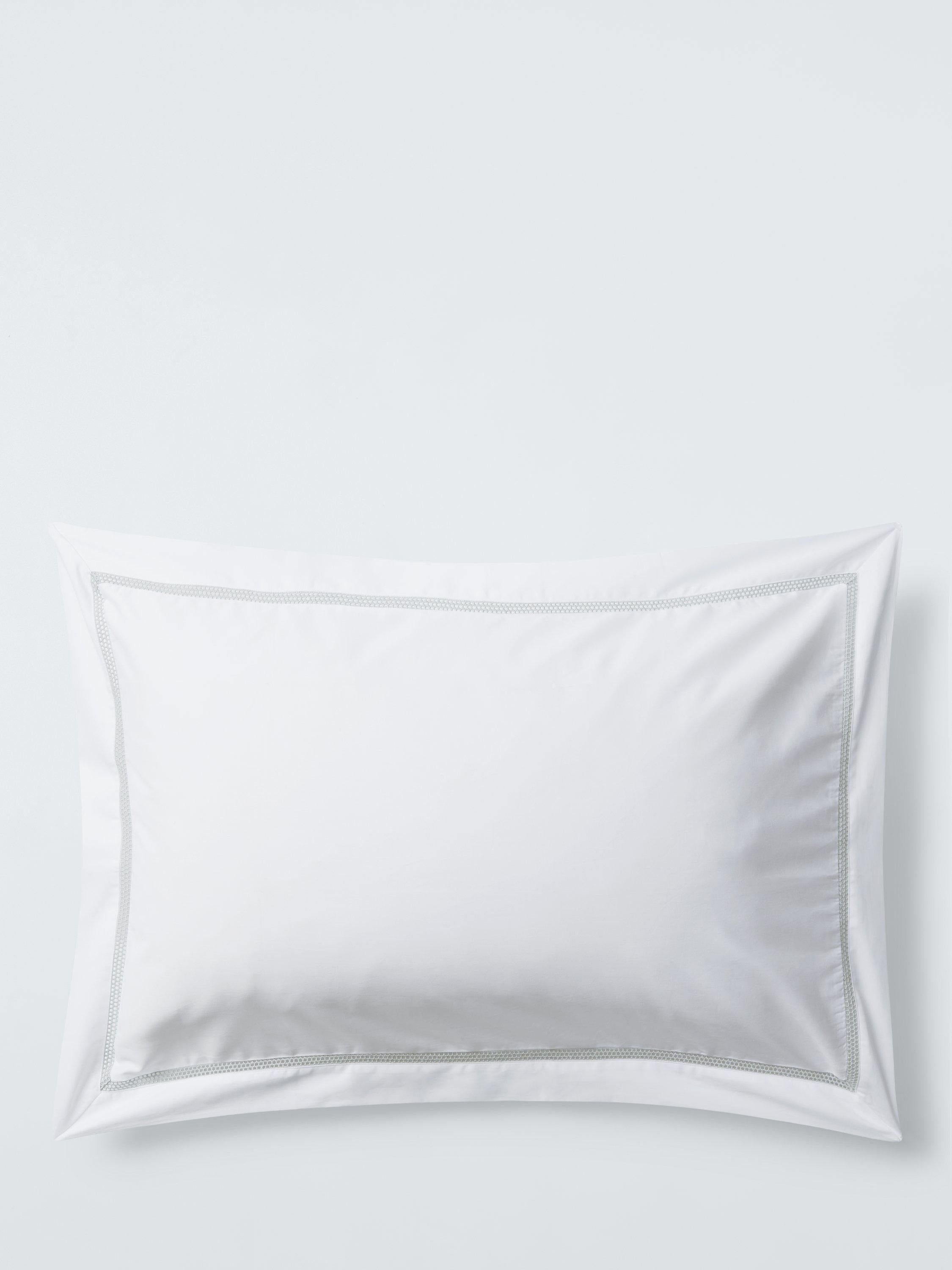 John Lewis 400 thread count cotton sateen standard pillowcase - British product
