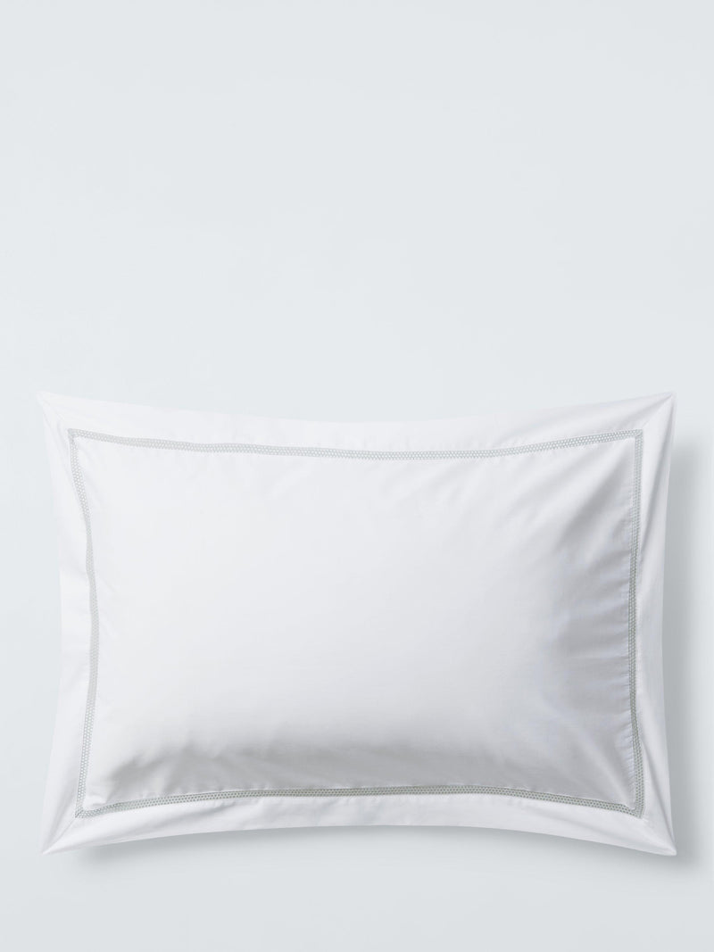 John Lewis 400 thread count cotton sateen standard pillowcase - British product