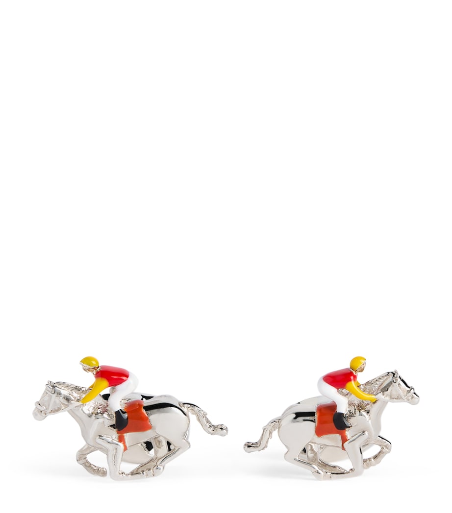 Deakin & Francis horse and jockey cufflinks, imported from the UK