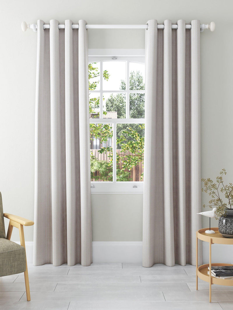 John Lewis Alda weave lined eyelet curtains - British product
