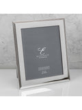 Elegance by Impressions silver plated ribbed photo frame - British product