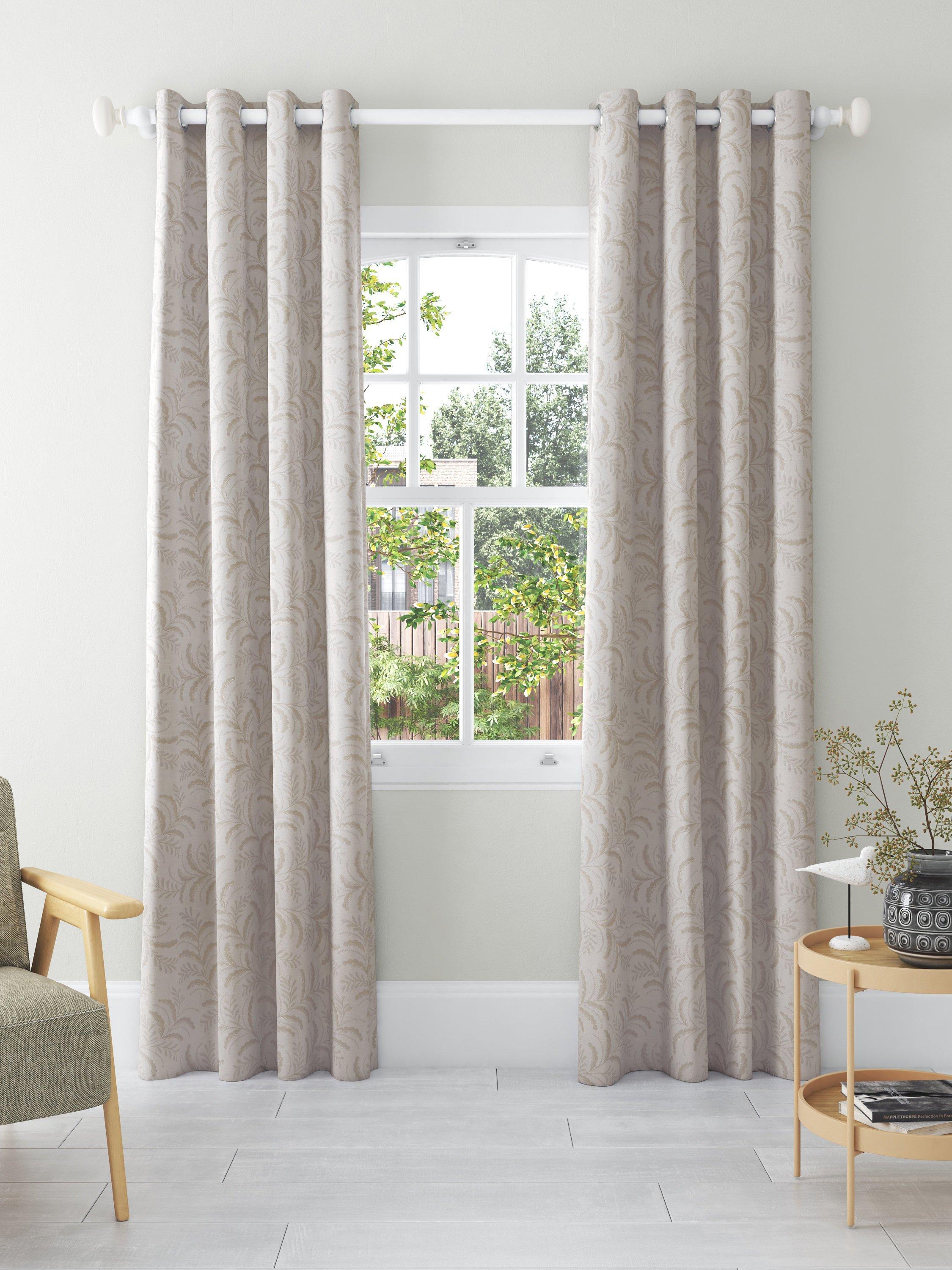 John Lewis Jouvene weave blackout thermal curtains, imported from the UK
