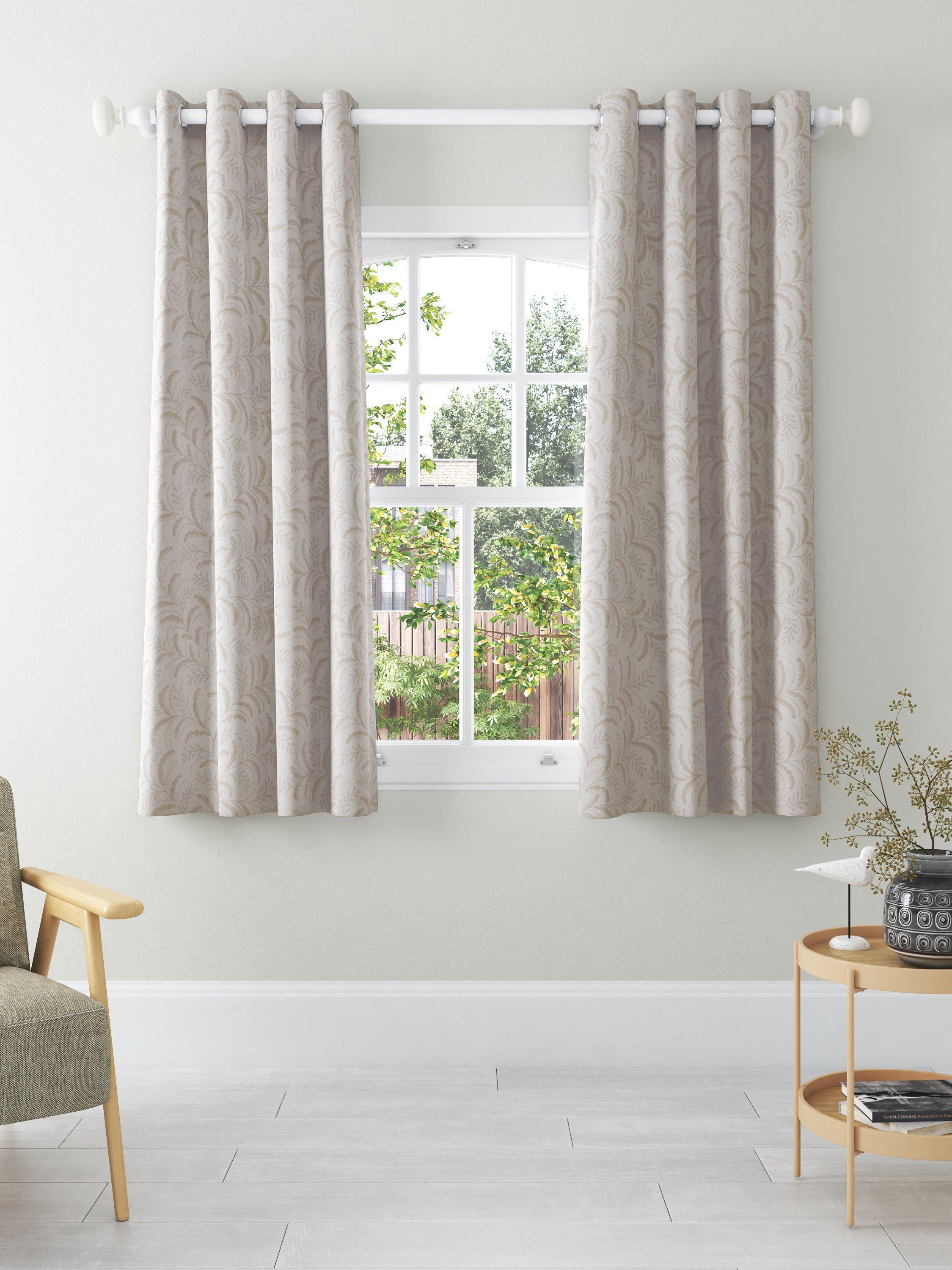 John Lewis Jouvene weave blackout thermal curtains, imported from the UK