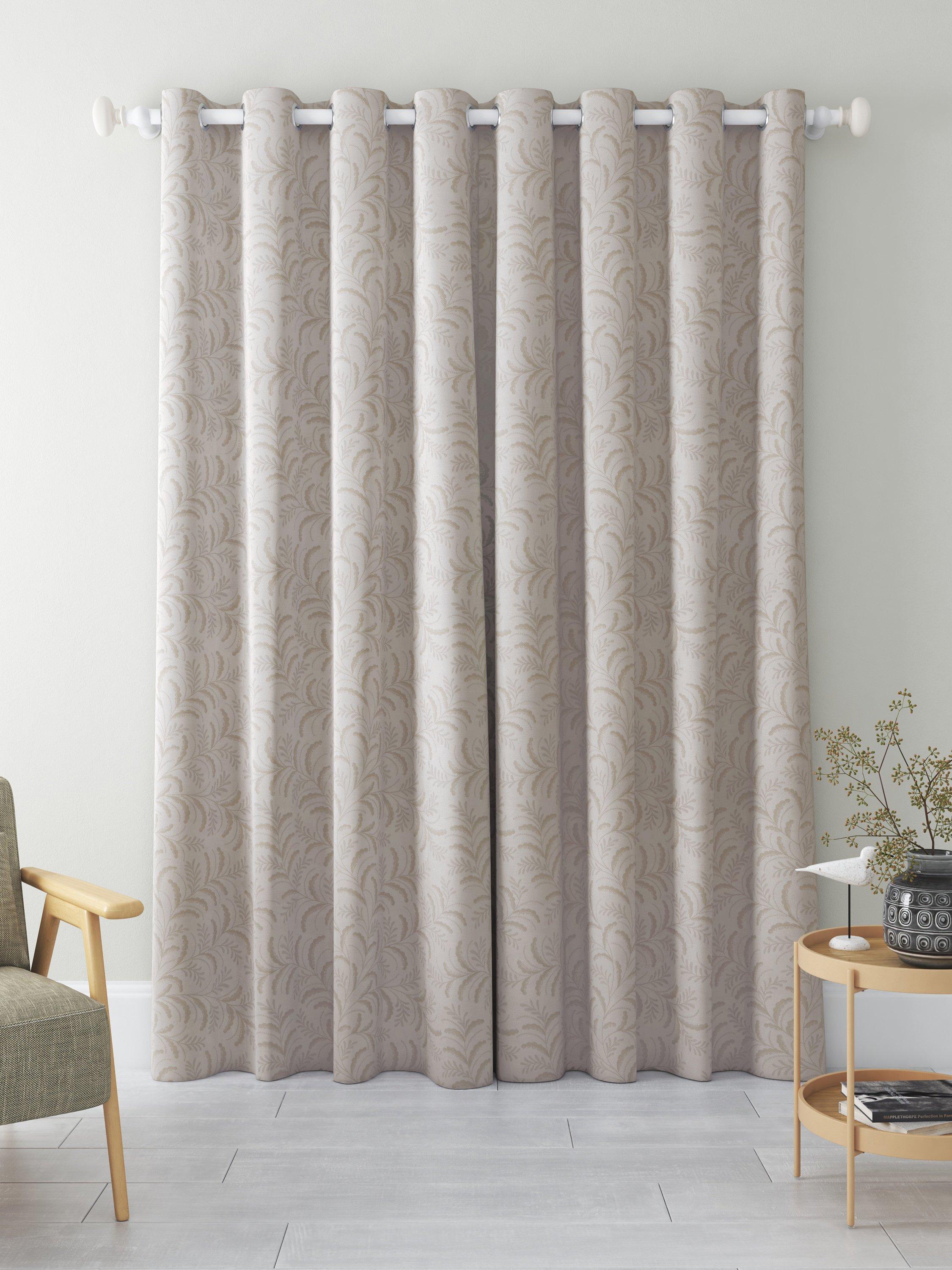John Lewis Jouvene weave blackout thermal curtains, imported from the UK