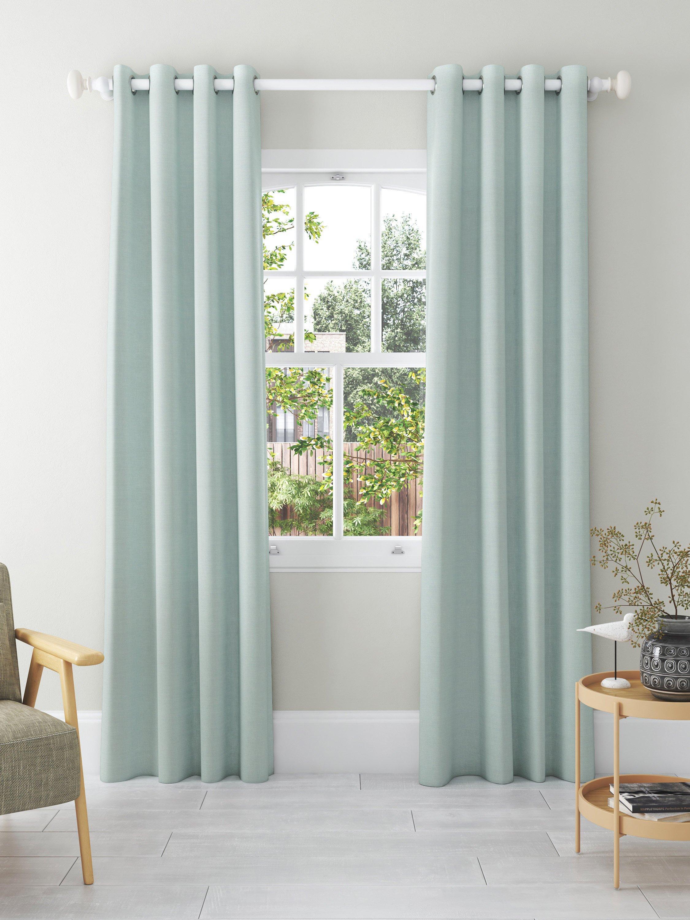 John Lewis textured weave blackout curtains pair (British brand)