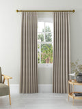 John Lewis herringbone lined pencil pleat curtains 228cm drop (British brand)