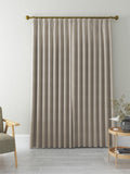John Lewis herringbone lined pencil pleat curtains 228cm drop (British brand)