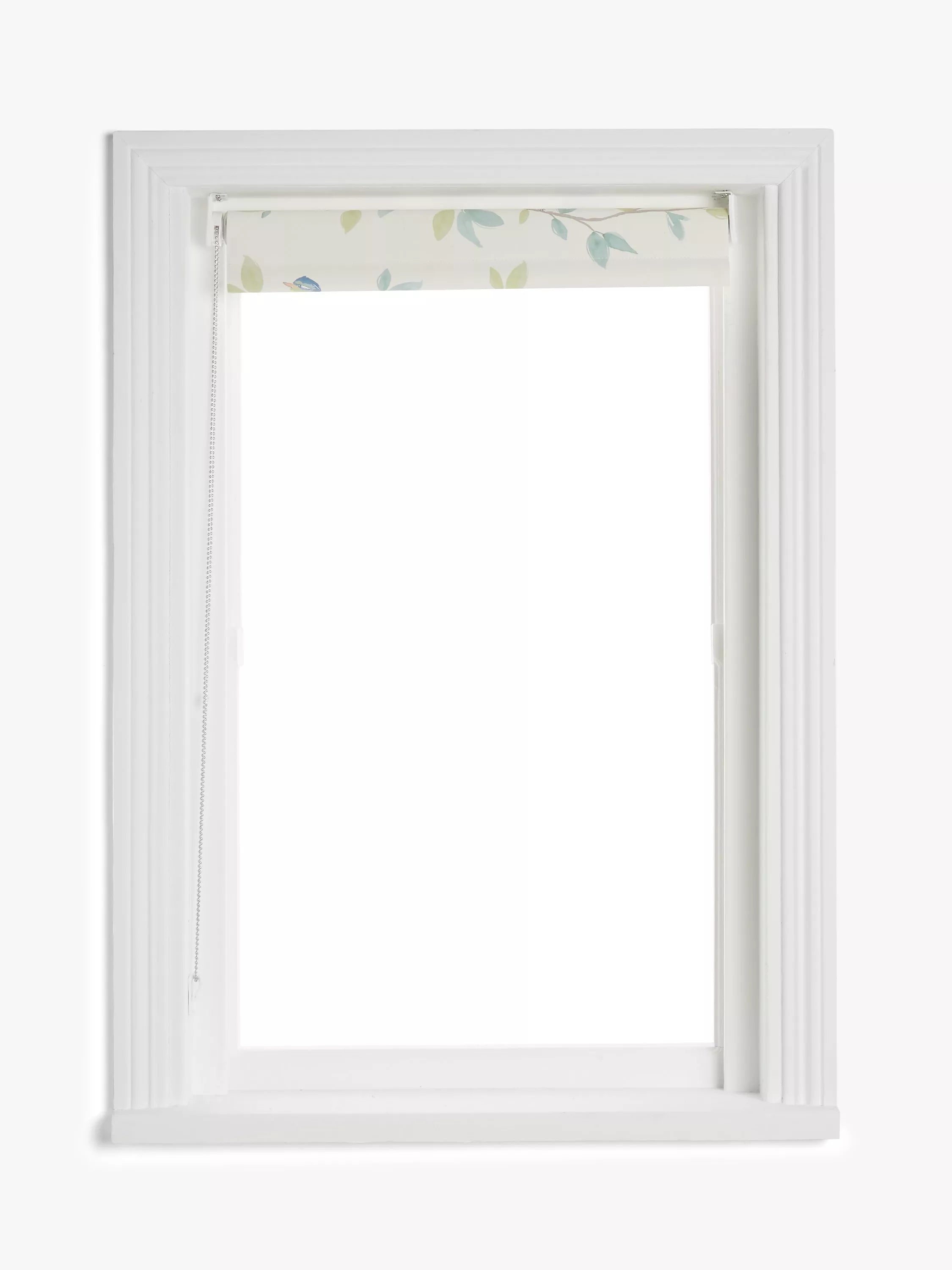 John Lewis Songbirds blackout roller blind greige (British brand)
