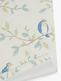 John Lewis Songbirds blackout roller blind greige (British brand)