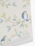 John Lewis Songbirds blackout roller blind greige (British brand)