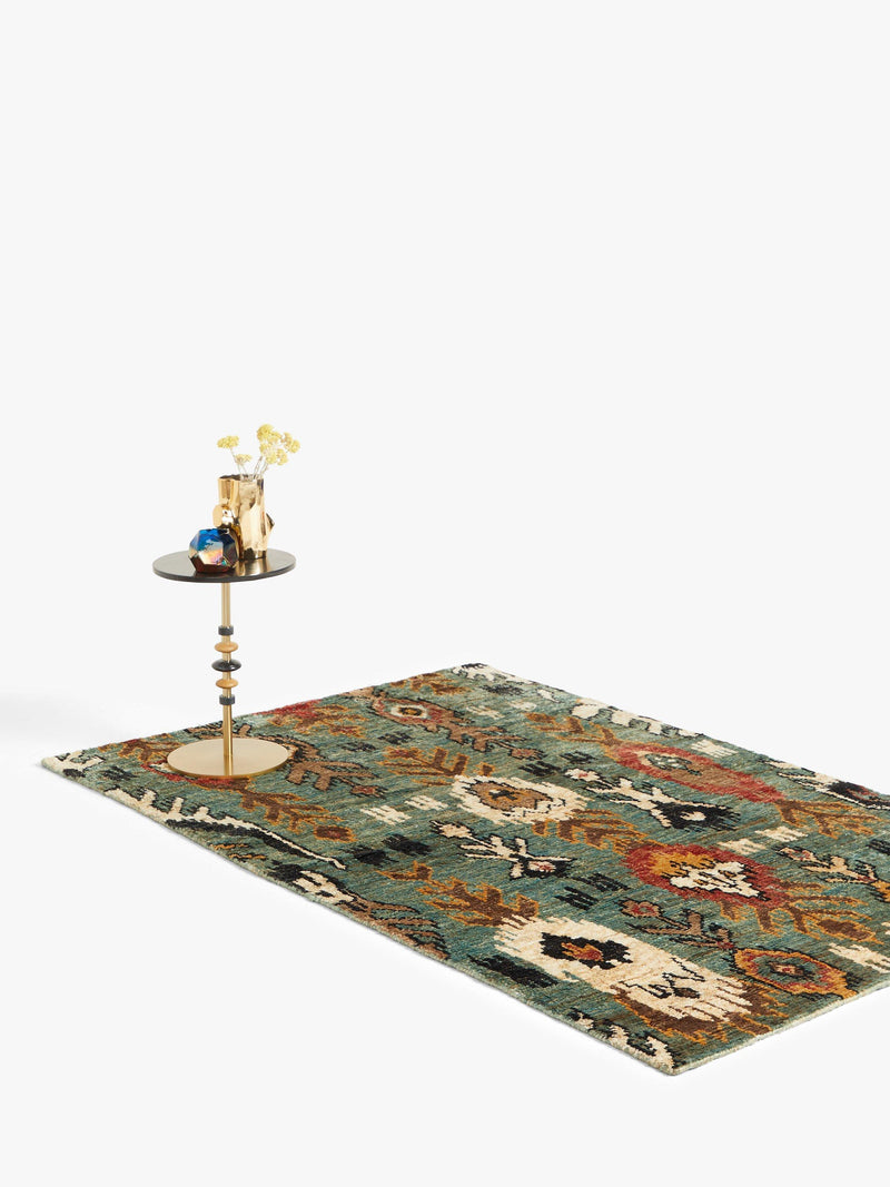 John Lewis Ikat jute hand knotted rug 240x170cm, imported from the UK