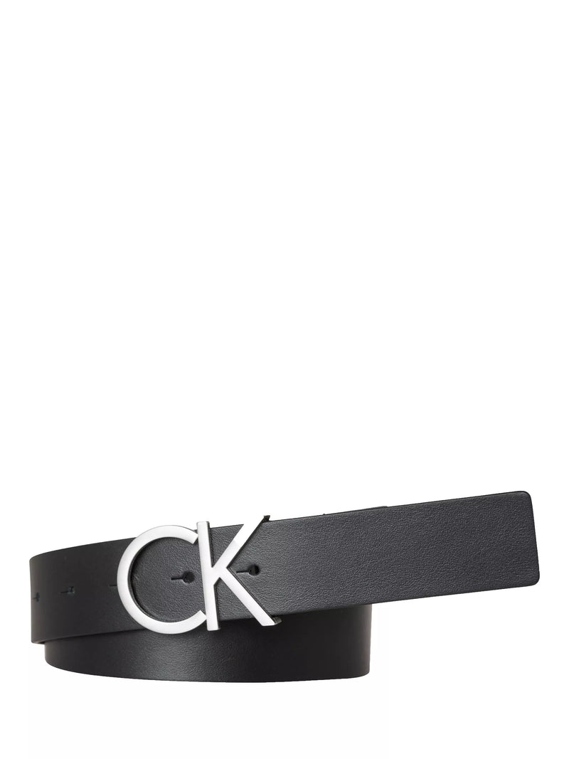 Calvin Klein adjustable leather belt black, UK version