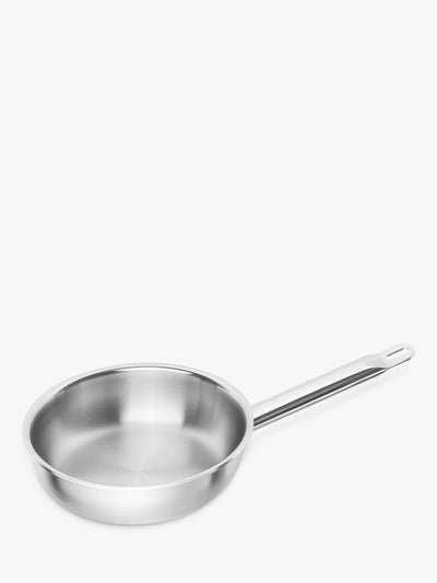 John Lewis ZWILLING Pro Stainless Steel Frying Pan 24cm- Buy online at McGrocer