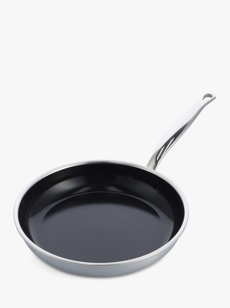 GreenPan Premiere Stainless Steel Ceramic Non-Stick Frying Pan, UK version