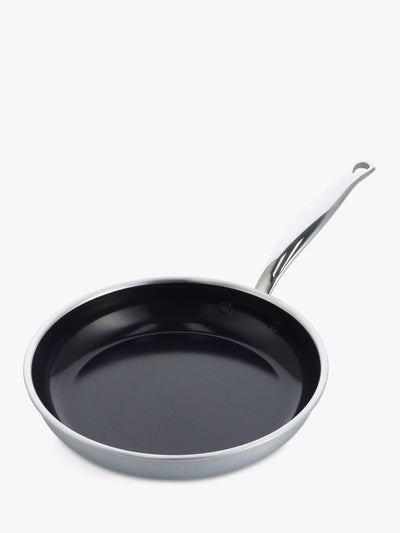 John Lewis GreenPan Premiere Stainless Steel Ceramic Non-Stick Frying Pan- Buy online at McGrocer