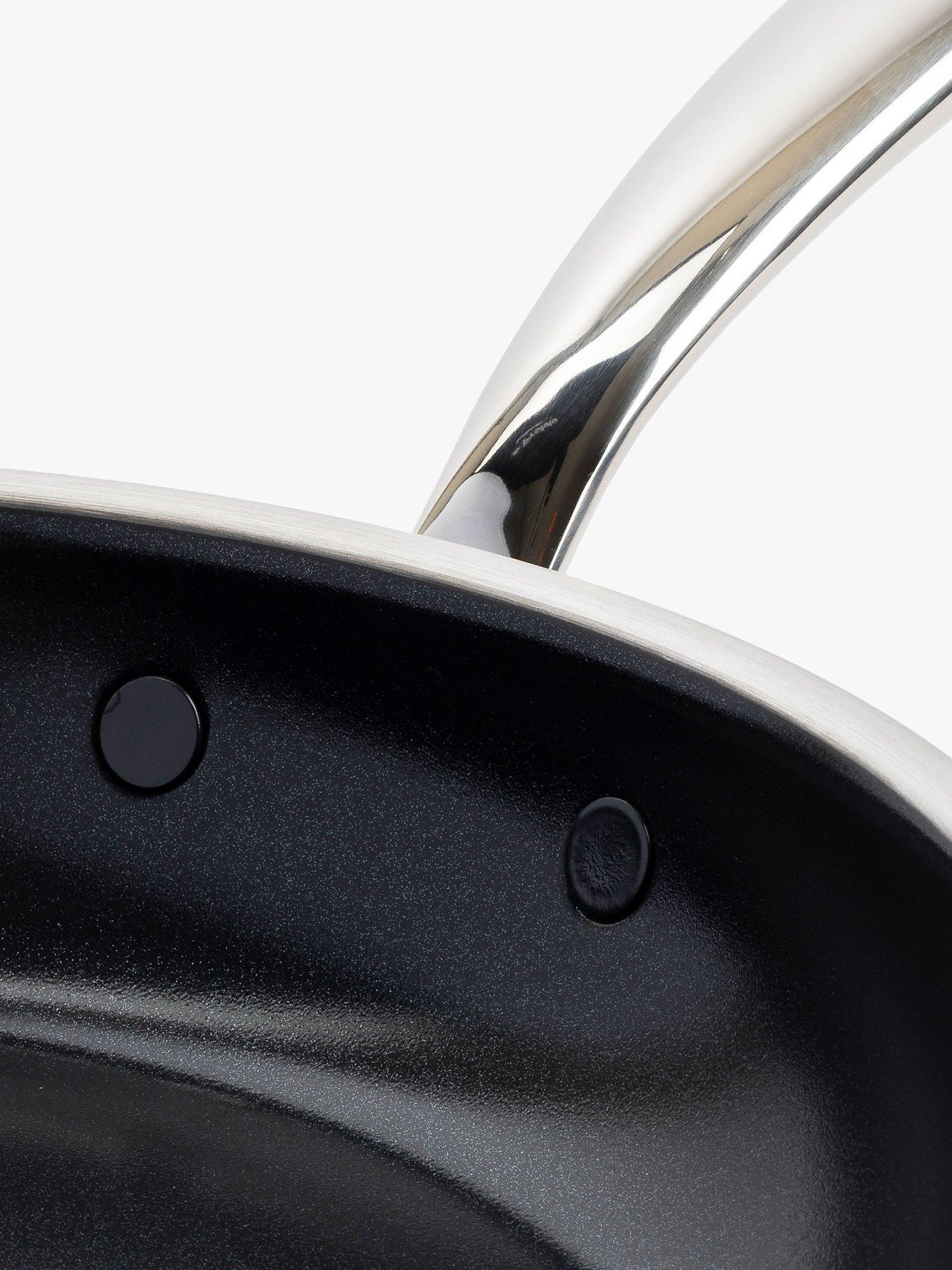 GreenPan Premiere Stainless Steel Ceramic Non-Stick Frying Pan, UK version