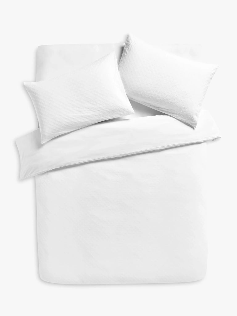 John Lewis Seersucker Spot Duvet Cover Set