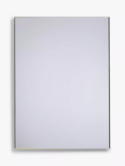 John Lewis John Lewis Bevelled Edge Bathroom Mirror, Silver- Buy online at McGrocer