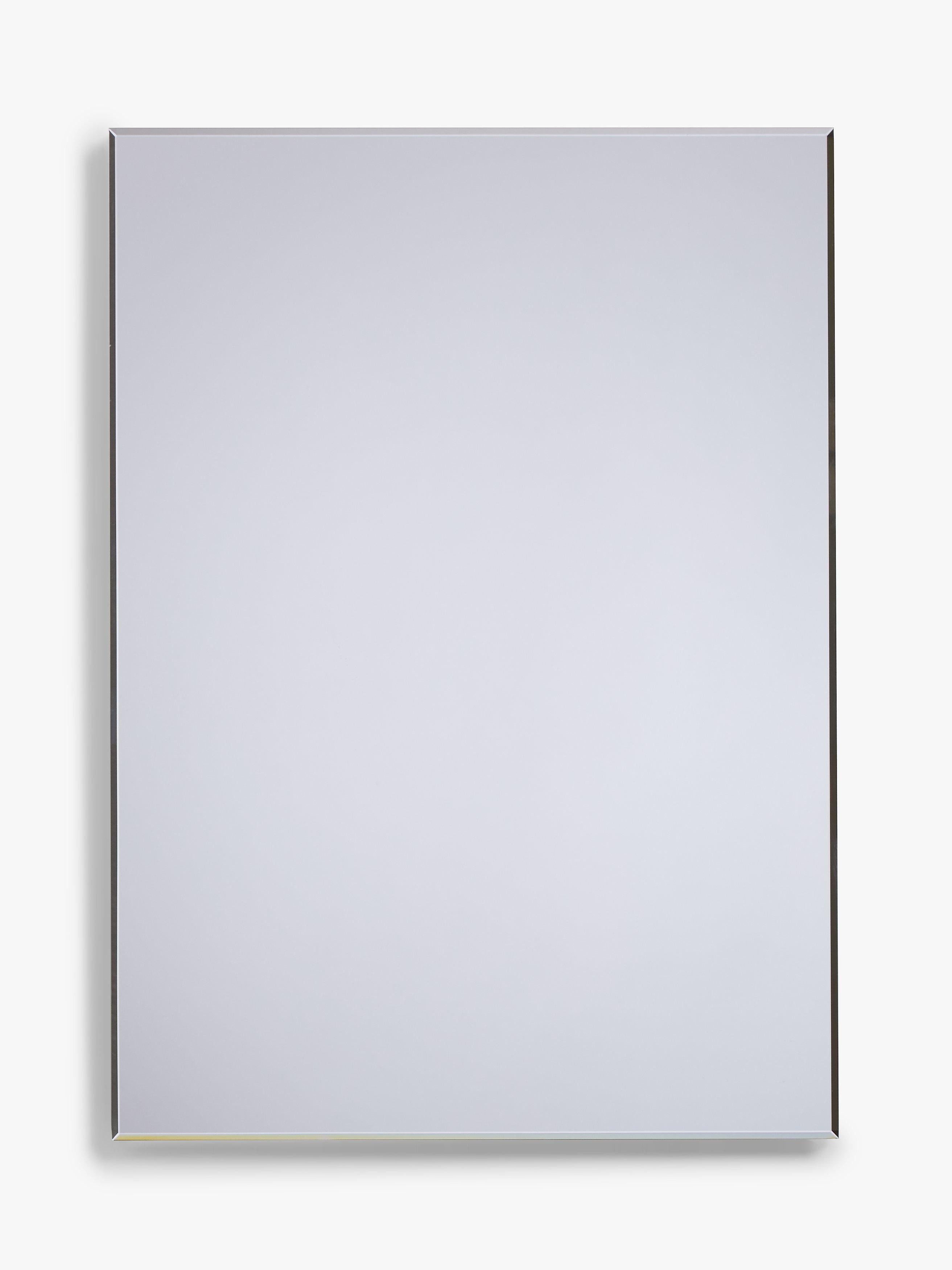 John Lewis bevelled bathroom mirror silver 30x40cm, imported from the UK