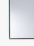 John Lewis bevelled bathroom mirror silver 30x40cm, imported from the UK