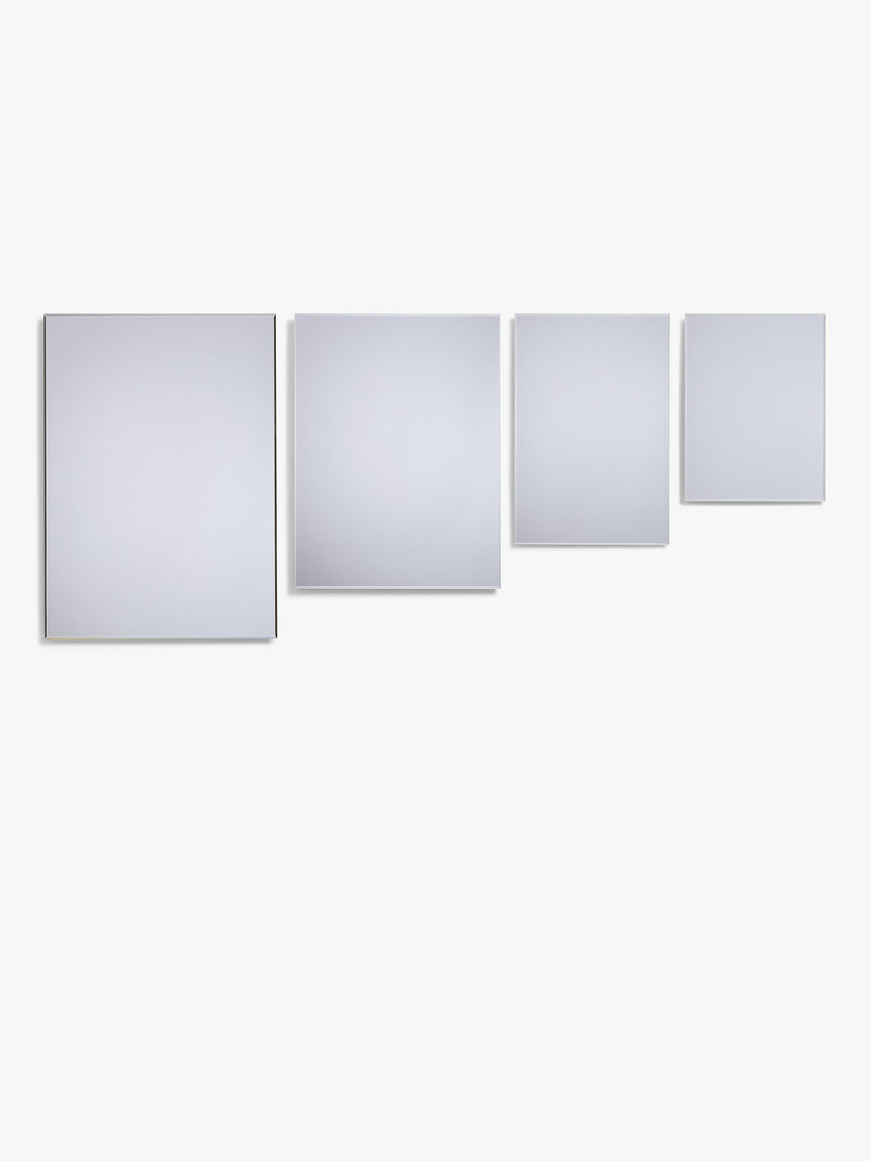 John Lewis bevelled bathroom mirror silver 30x40cm, imported from the UK