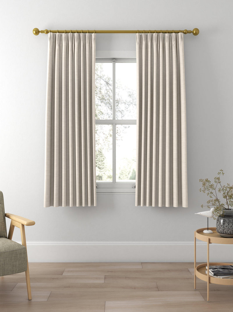 John Lewis cotton slub lined pencil pleat curtains 137cm, UK version