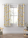 John Lewis Ines print lined eyelet curtains 228x137cm, imported from the UK